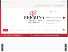 Tablet Screenshot of hermina-hidegkonyha.hu